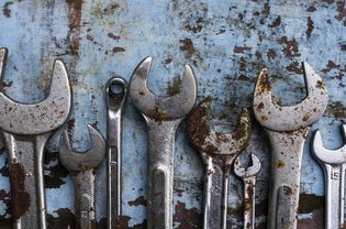 Image of rusty tools