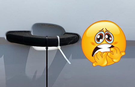 Zip Tie on a Car Door Handle? Do this Immediately!