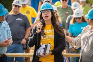 A single mother’s dream comes true with a home she is helping build