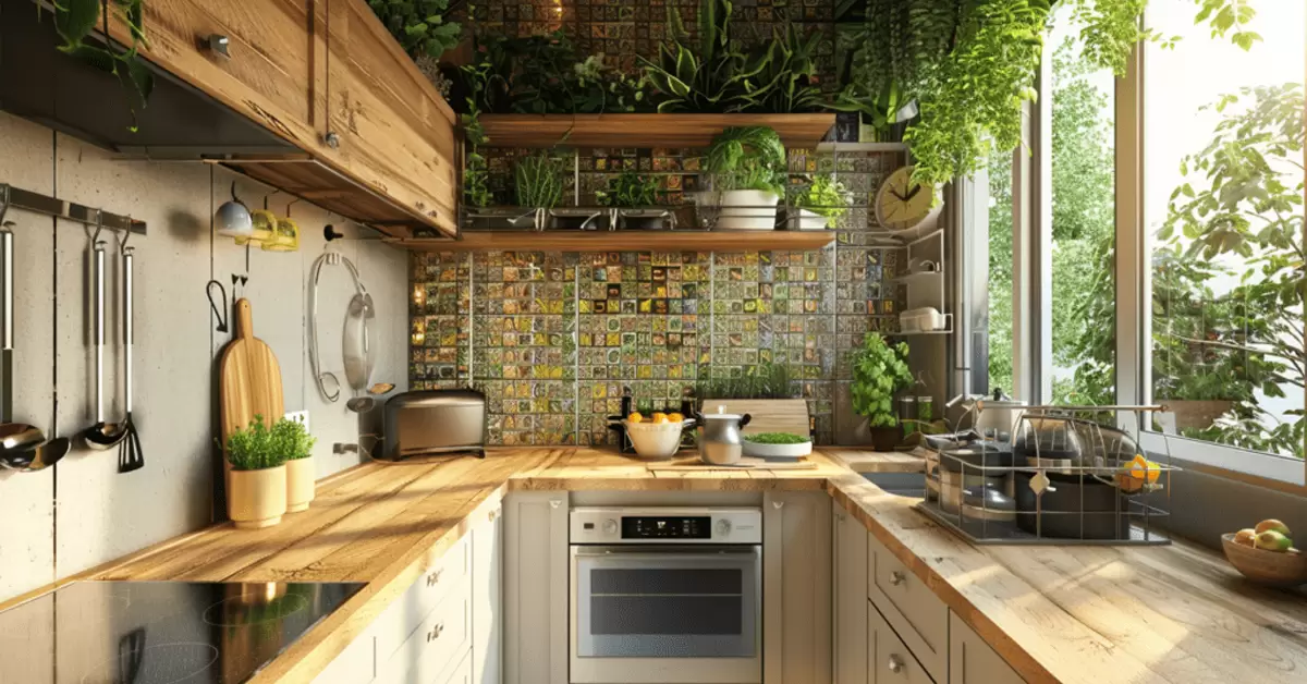 Sustainable Materials For Small Kitchen Interiors