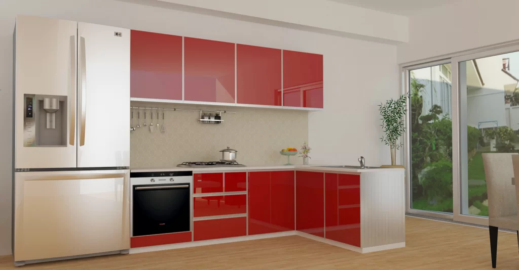 aluminium kitchen cabinet