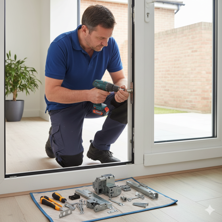 How to install a smart lock on a uPVC door