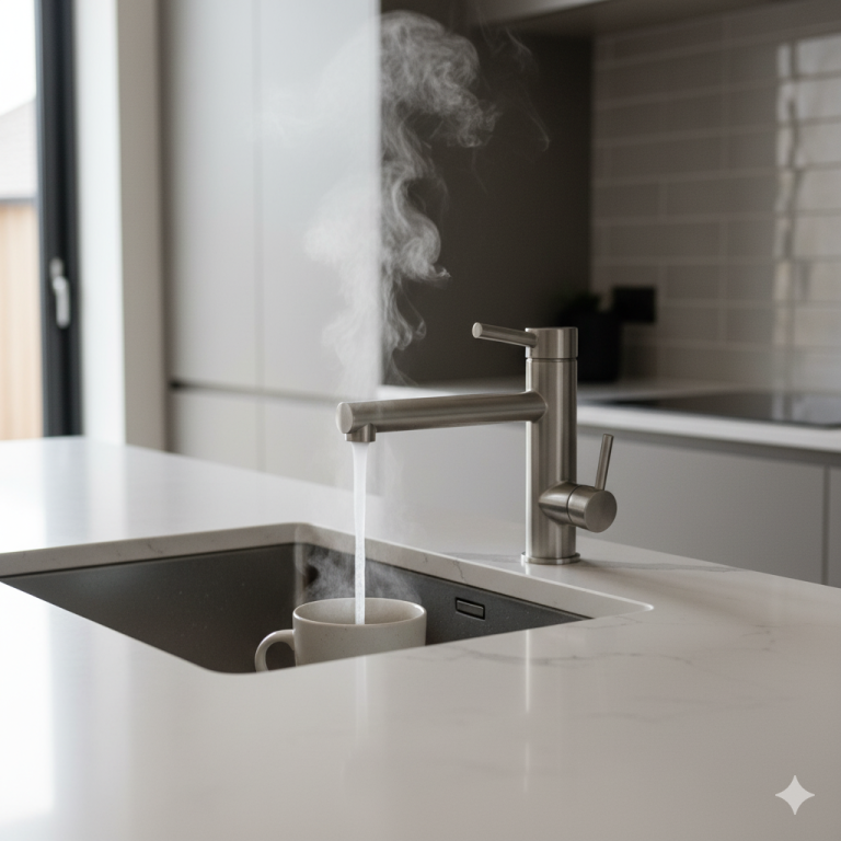 Specialist tips for integrating a hot tap and waste disposal unit