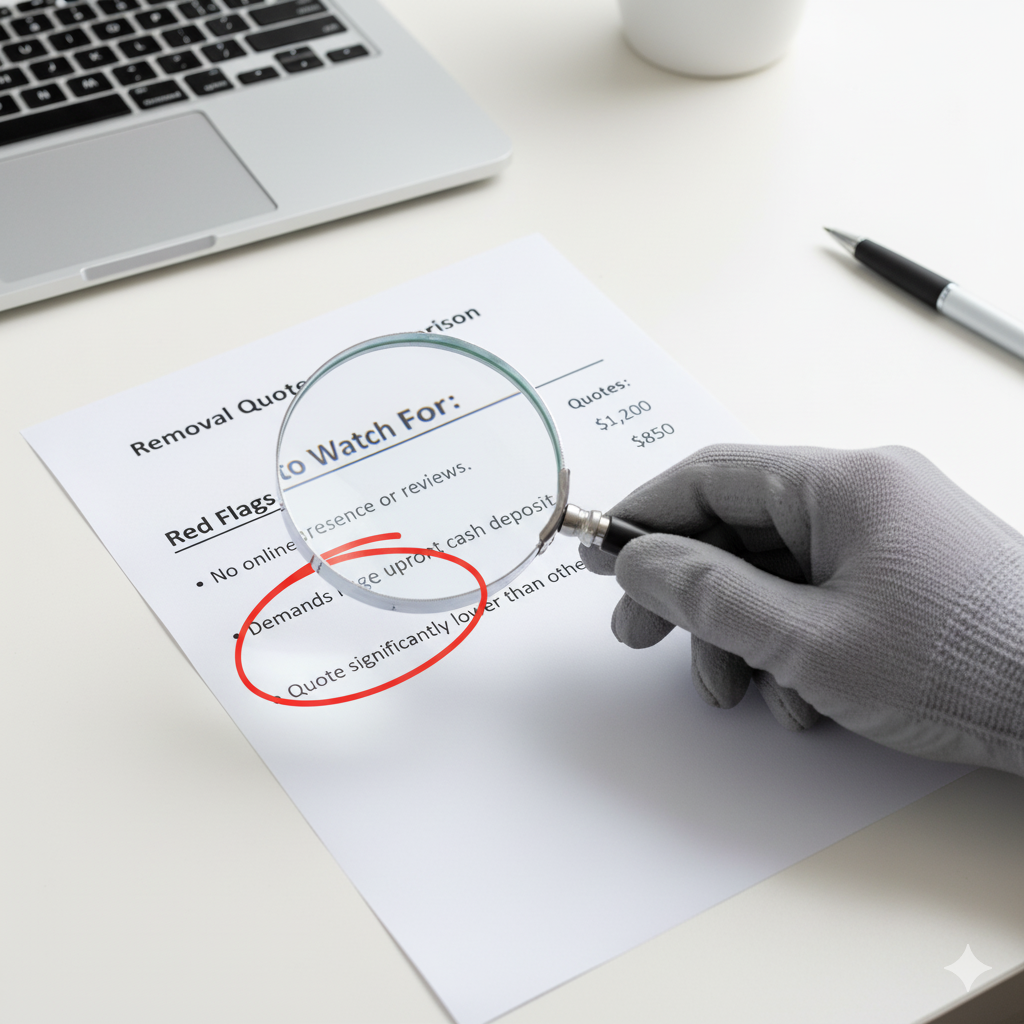 How to choose a removal company: Red flags, fair quotes & what to ask first